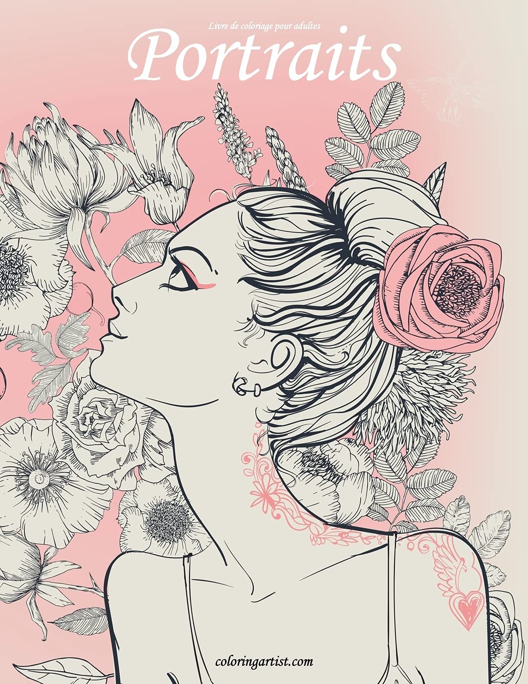 Livre de coloriage pour adultes Portraits 1, 2 & 3 book