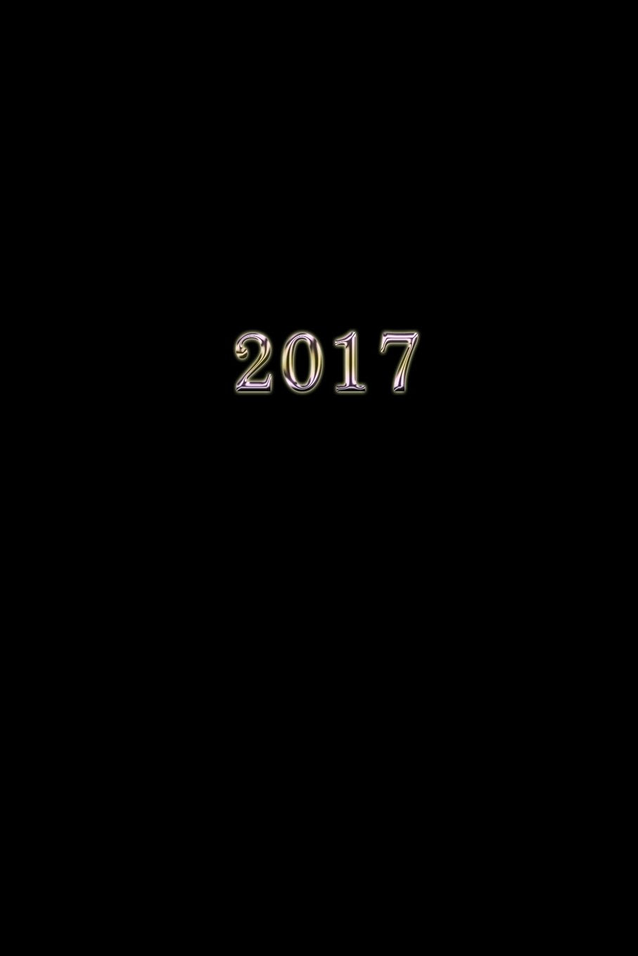2017: Kalender/Agenda: 1 week op 2 pagina's, Formaat ca. A5, Kaft zwart Business, Finance & Career