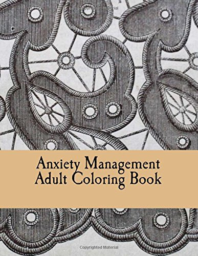 Anxiety Management Adult Coloring Book Lifestyle