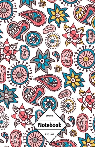 GM&Co: Notebook Journal Dot-Grid, Lined, Graph, 120 pages 5.5"x8.5": Color Doodle Contemporary literature