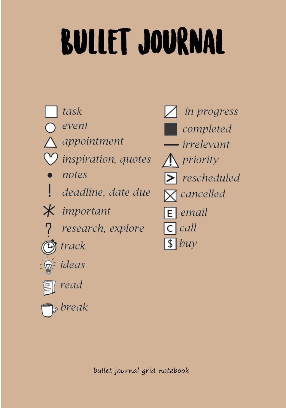 Bullet Journal : Bullet Journal Grid Notebook: Get Productive With This Bullet Journaling System (Bullet Journals) Self-help