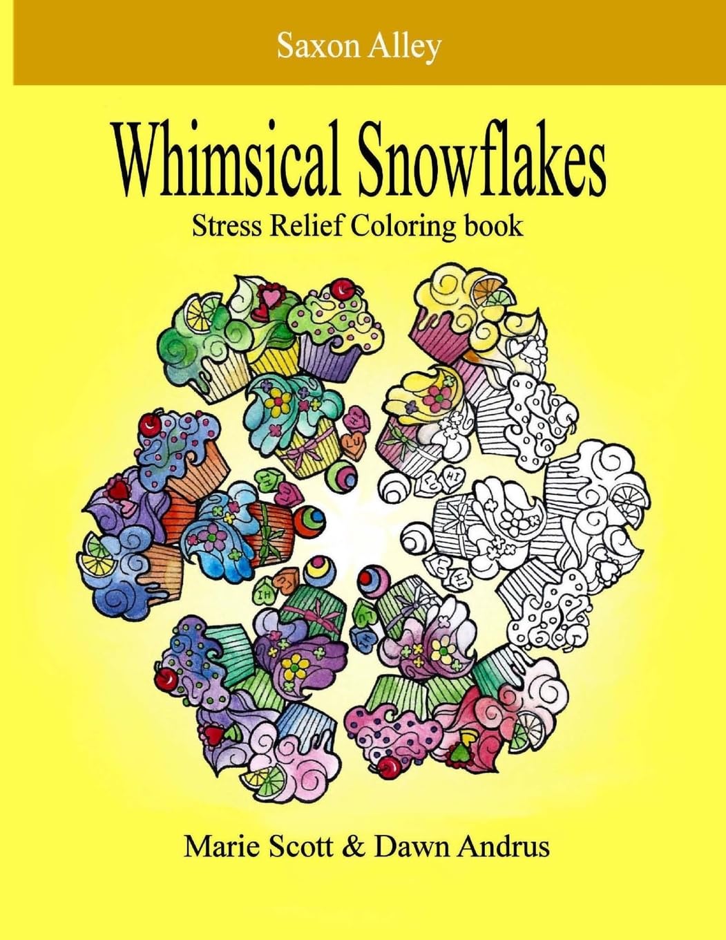 Whimsical Snowflakes: Stress Relief Coloring Book Film, Art & Culture