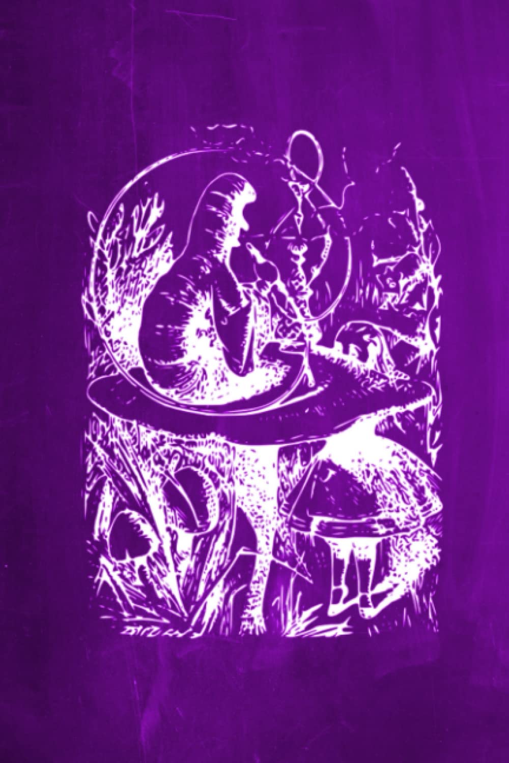 Alice in Wonderland Chalkboard Journal - Alice and The Caterpillar (Purple): 100 page 6" x 9" Ruled Notebook: Inspirational Journal, Blank Notebook, ... Journals - Purple Collection, Band 7) Media & Communication
