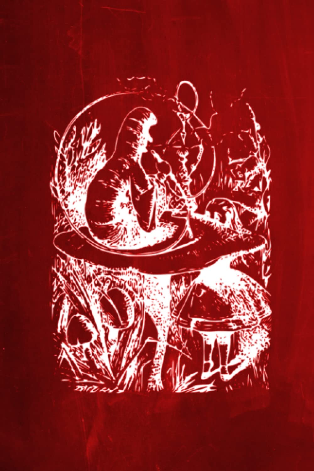 Alice in Wonderland Chalkboard Journal - Alice and The Caterpillar (Red): 100 page 6" x 9" Ruled Notebook: Inspirational Journal, Blank Notebook, ... Notebook Journals - Red Collection, Band 7) Media & Communication