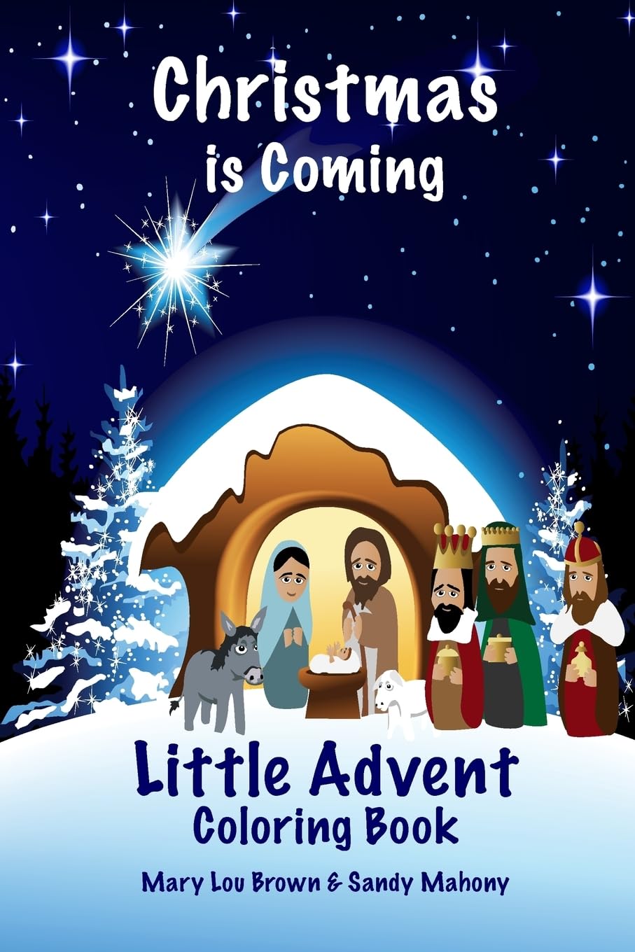 Christmas is Coming Little Advent Coloring Book Social Sciences