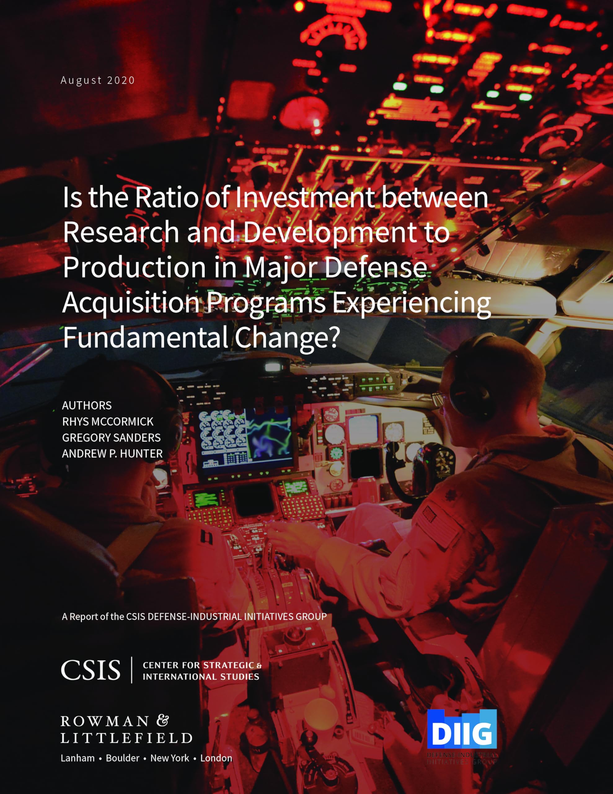 Is the Ratio of Investment Between Research and Development to Production in Major Defense Acquisition Programs Experiencing Fundamental Change? (Csis Reports) Social Sciences