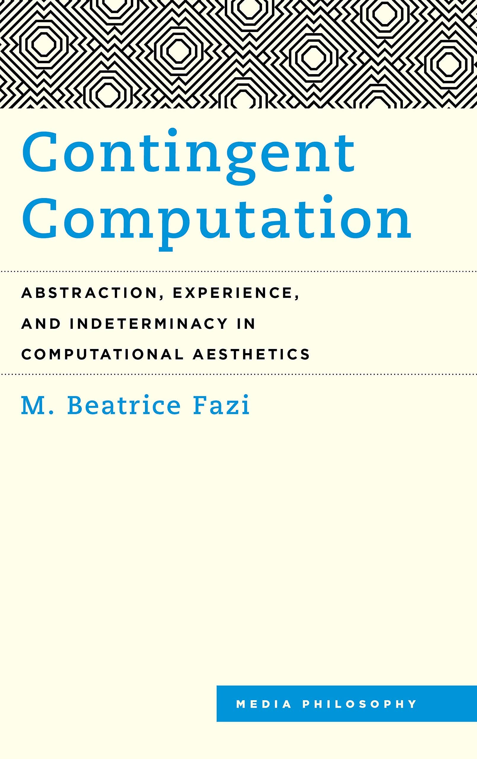 Contingent Computation: Abstraction, Experience, and Indeterminacy in Computational Aesthetics (Media Philosophy) Philosophy