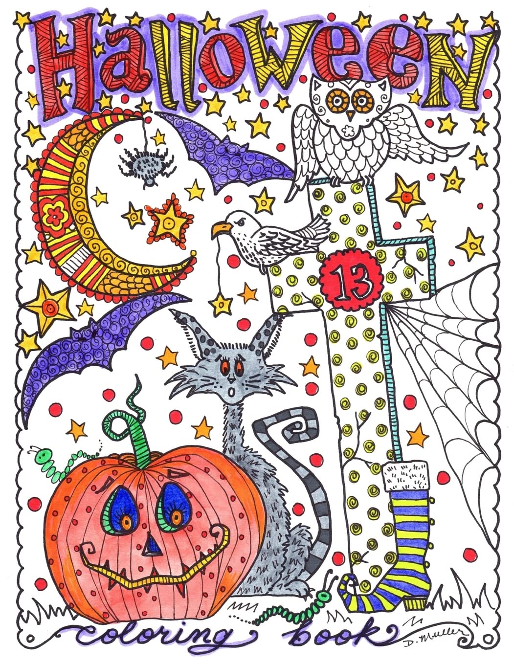 Halloween Coloring Book: Halloween Coloring Book Hobbies & Crafts