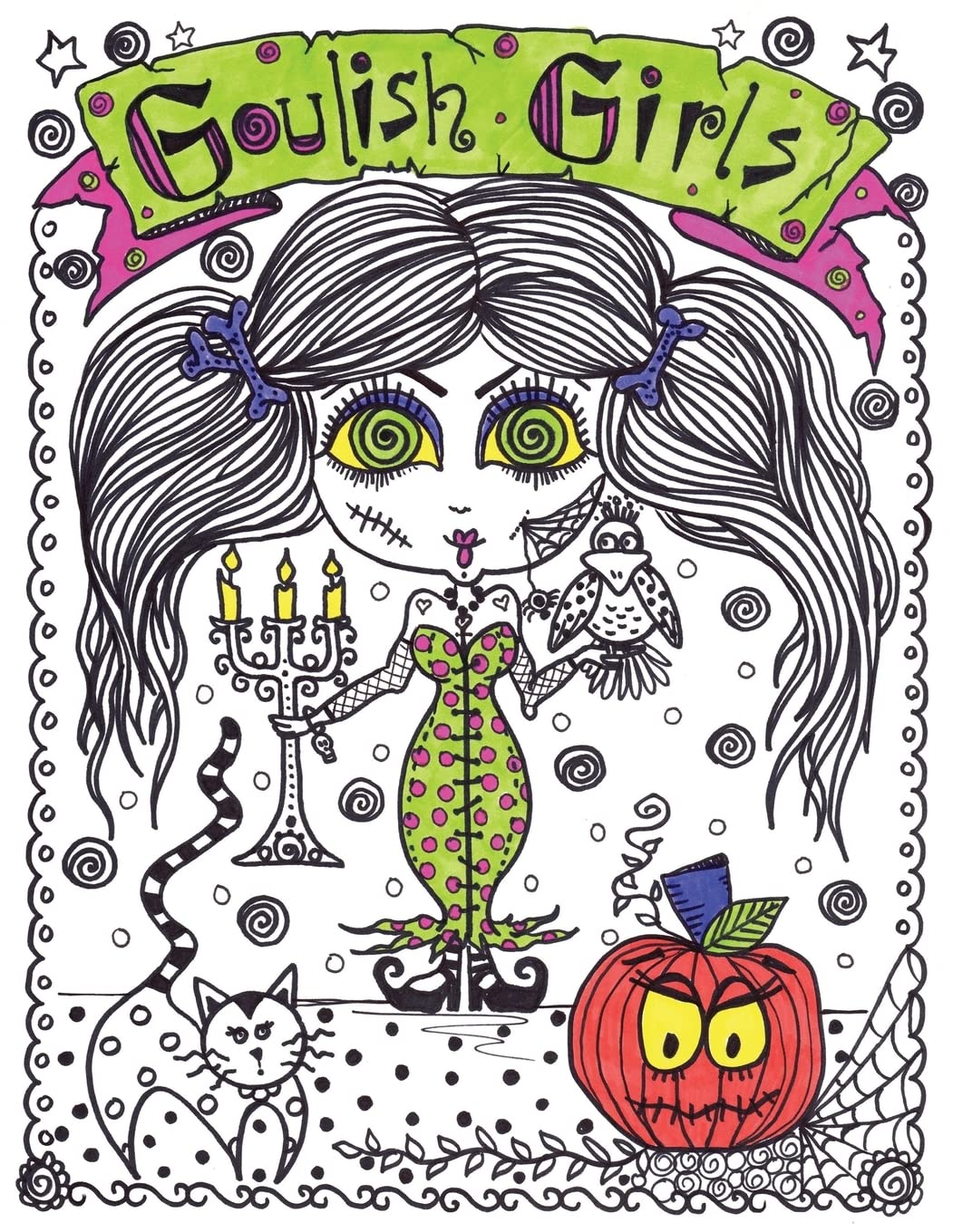 Goulish Girls Coloring Book: Goulish Girls Coloring Book Film, Art & Culture