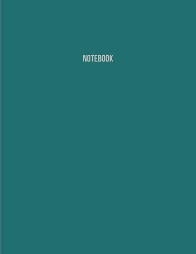 Notebook: Teal Bayou, Ruled, Soft Cover, Letter Size (8.5 x 11) Notebook Books