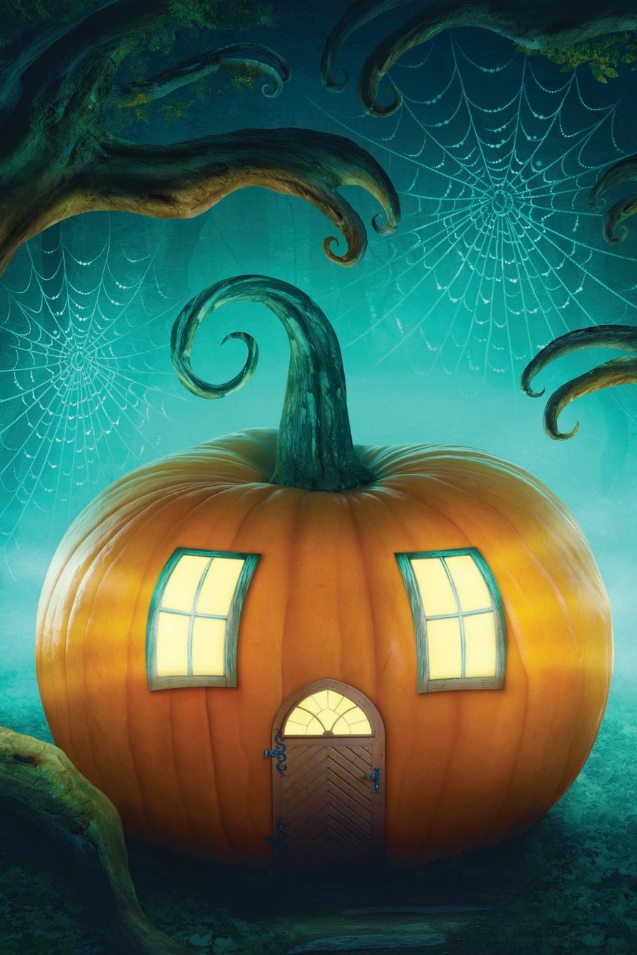Pumpkin Cottage Notebook: 150 page Notebook Journal Diary (Spookies 150 Blank Notebooks, Band 59) Non-fiction