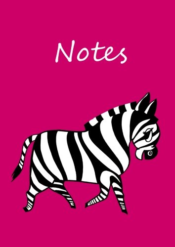Notizbuch A4 - kariert - Zebra pink: DIN A4 - Tagebuch - Zeichnung Manga