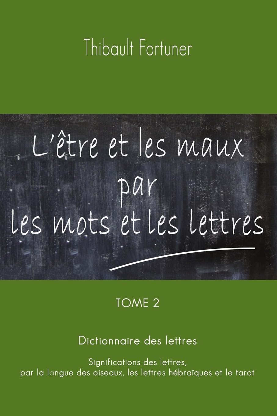 L'être et les maux par les mots et les lettres: Dictionnaire des lettres : Significations des lettres par la langue des oiseaux, les lettres hébraïques et le tarot Philosophy