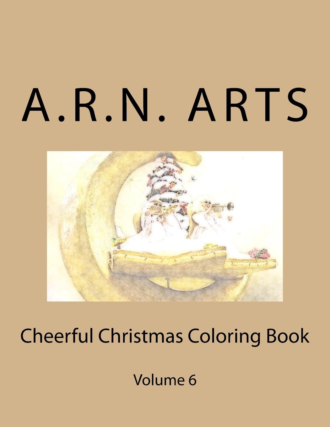 Cheerful Christmas Coloring Book Film, Art & Culture