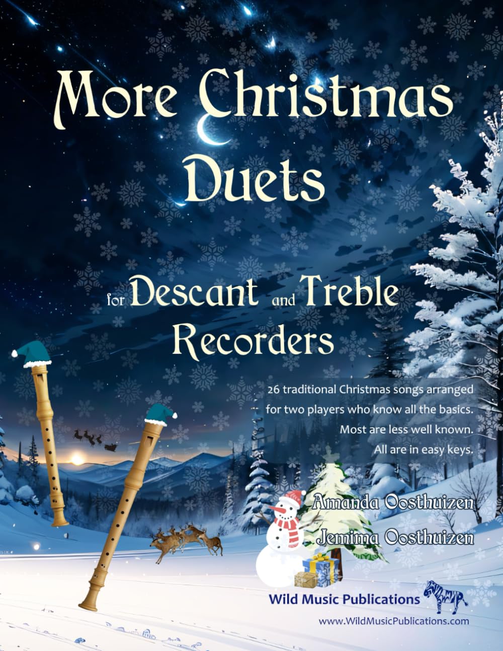 More Christmas Duets for Descant and Treble Recorders: 26 Christmas songs arranged especially for two equal players who know all the basics. Most are ... Recorder Duets for Intermediate Players) Sheet Music