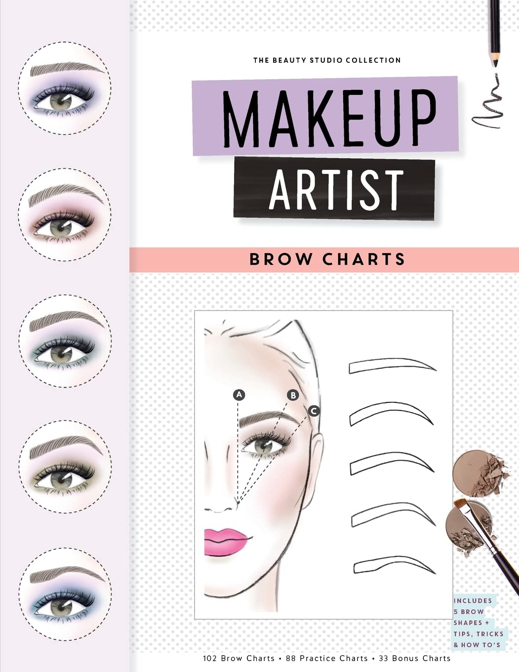 Makeup Artist Brow Charts (The Beauty Studio Collection, Band 4) Leisure, Home & Garden