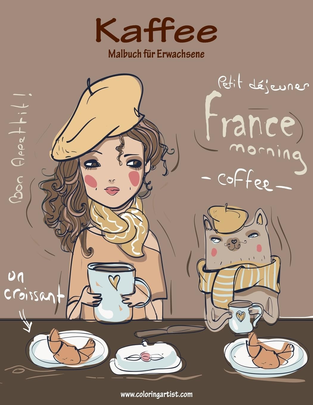 Kaffee-Malbuch für Erwachsene 1 Film, Art & Culture