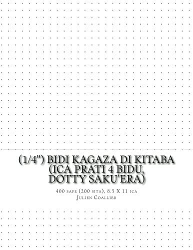 (1/4") Bidi Kagaza di Kitaba (ica prati 4 bidu, dotty saku'era): 400 safe (200 sita), 8.5 X 11 ica Mathematics