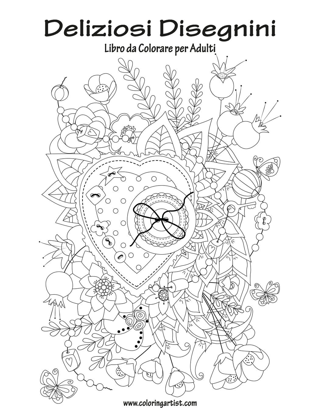Deliziosi Disegnini Libro da Colorare per Adulti 1 Hobbies & Crafts