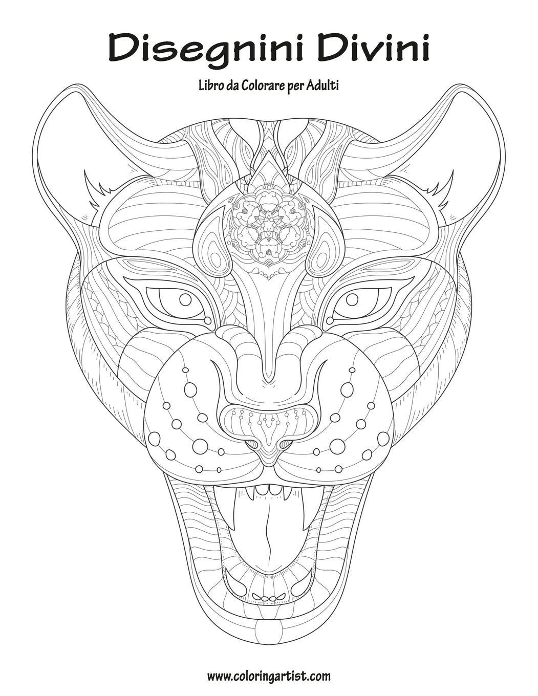 Disegnini Divini Libro da Colorare per Adulti 1 Hobbies & Crafts