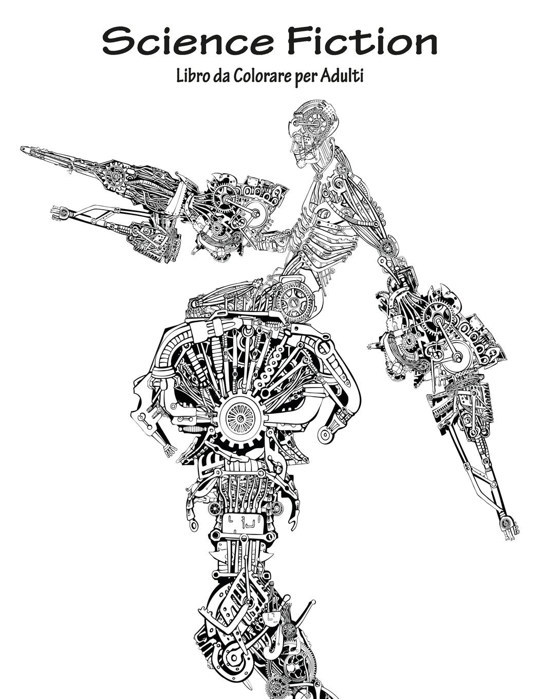 Science Fiction Libro da Colorare per Adulti 1 Hobbies & Crafts