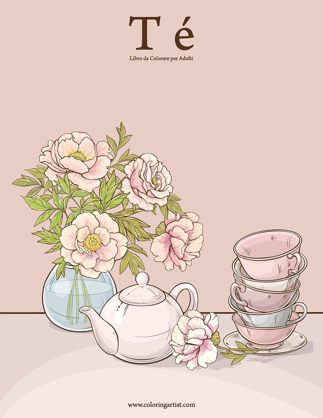 Té Libro da Colorare per Adulti 1 Film, Art & Culture