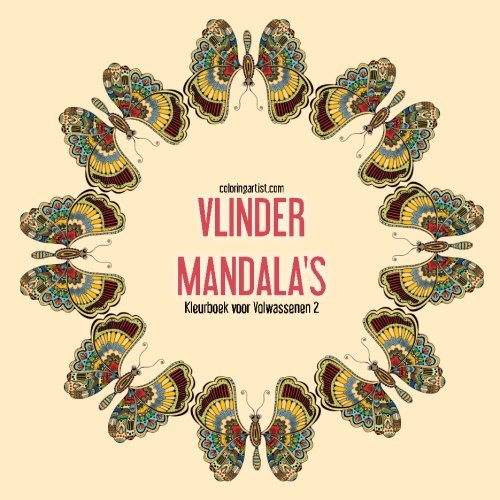 Vlinder Mandala's Kleurboek voor Volwassenen 2 Hobbies & Crafts