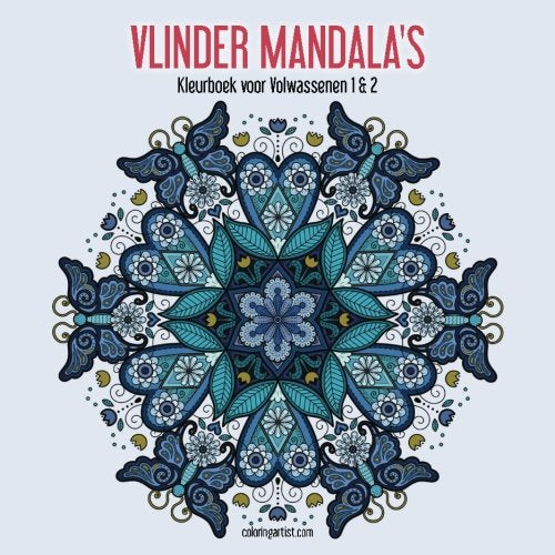 Vlinder Mandala's Kleurboek voor Volwassenen 1 & 2 Hobbies & Crafts