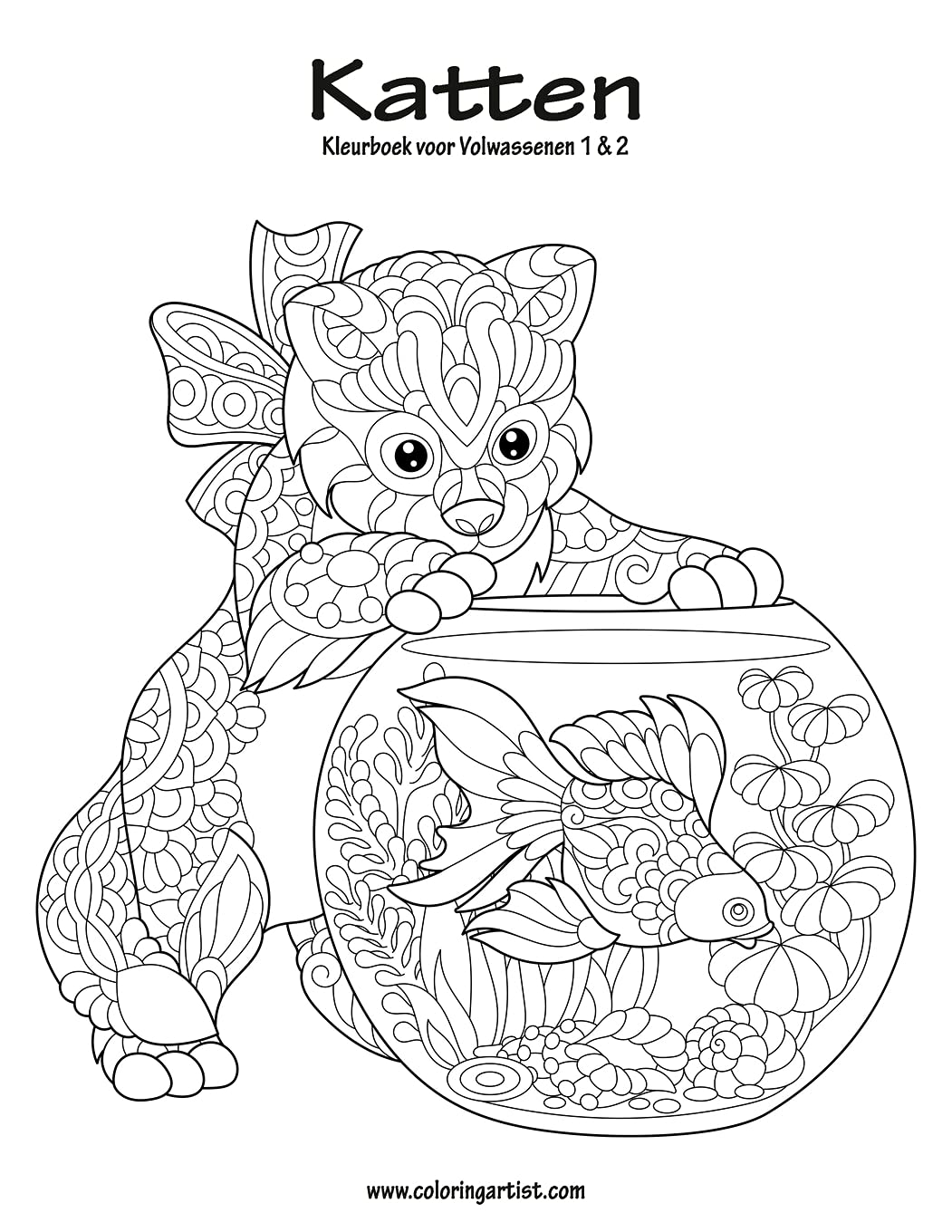 Katten Kleurboek voor Volwassenen 1 & 2 Film, Art & Culture