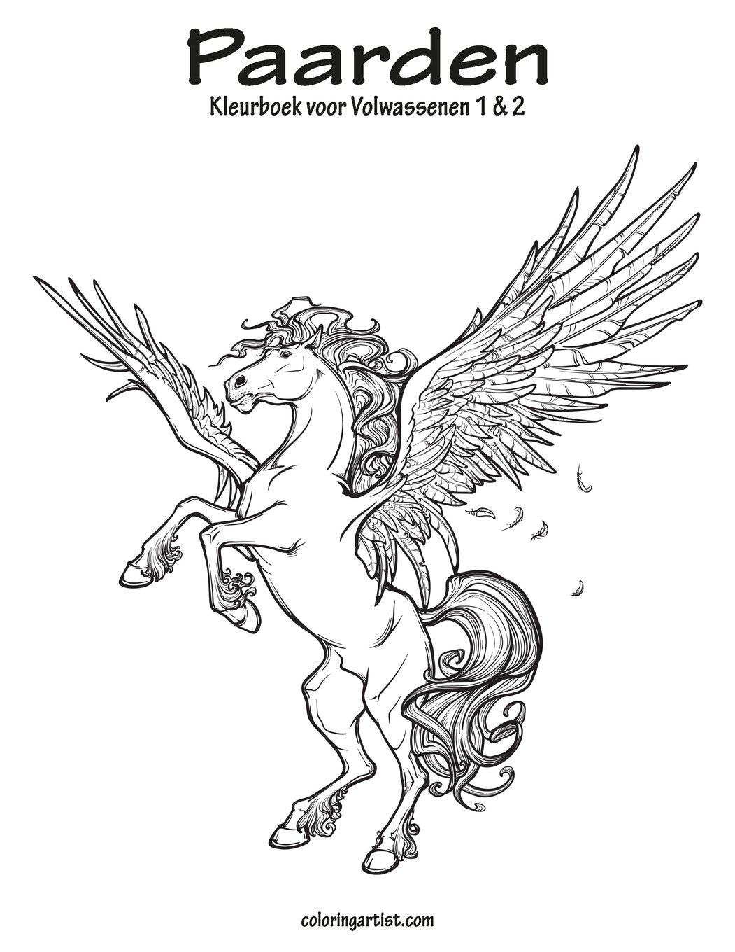 Paarden Kleurboek voor Volwassenen 1 & 2 Hobbies & Crafts