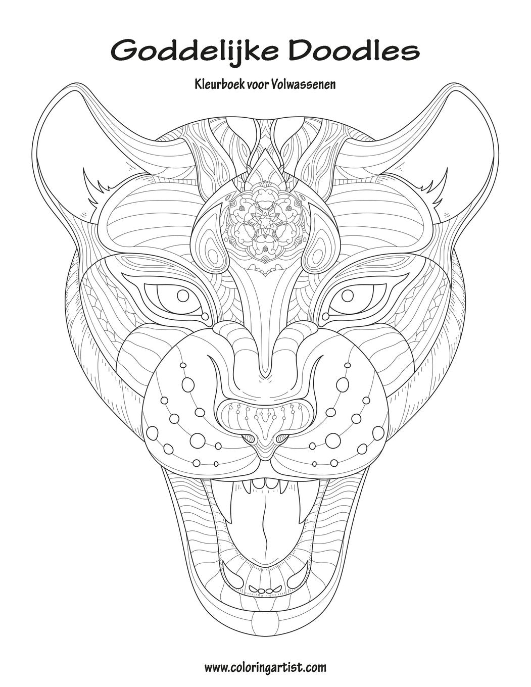 Goddelijke Doodles Kleurboek voor Volwassenen 1 Hobbies & Crafts