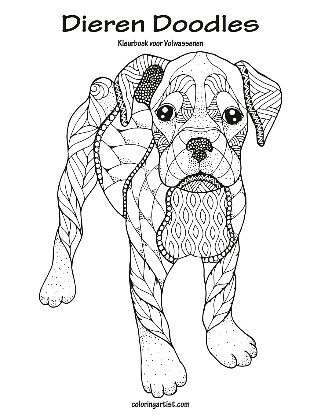 Dieren Doodles Kleurboek voor Volwassenen 1 Film, Art & Culture