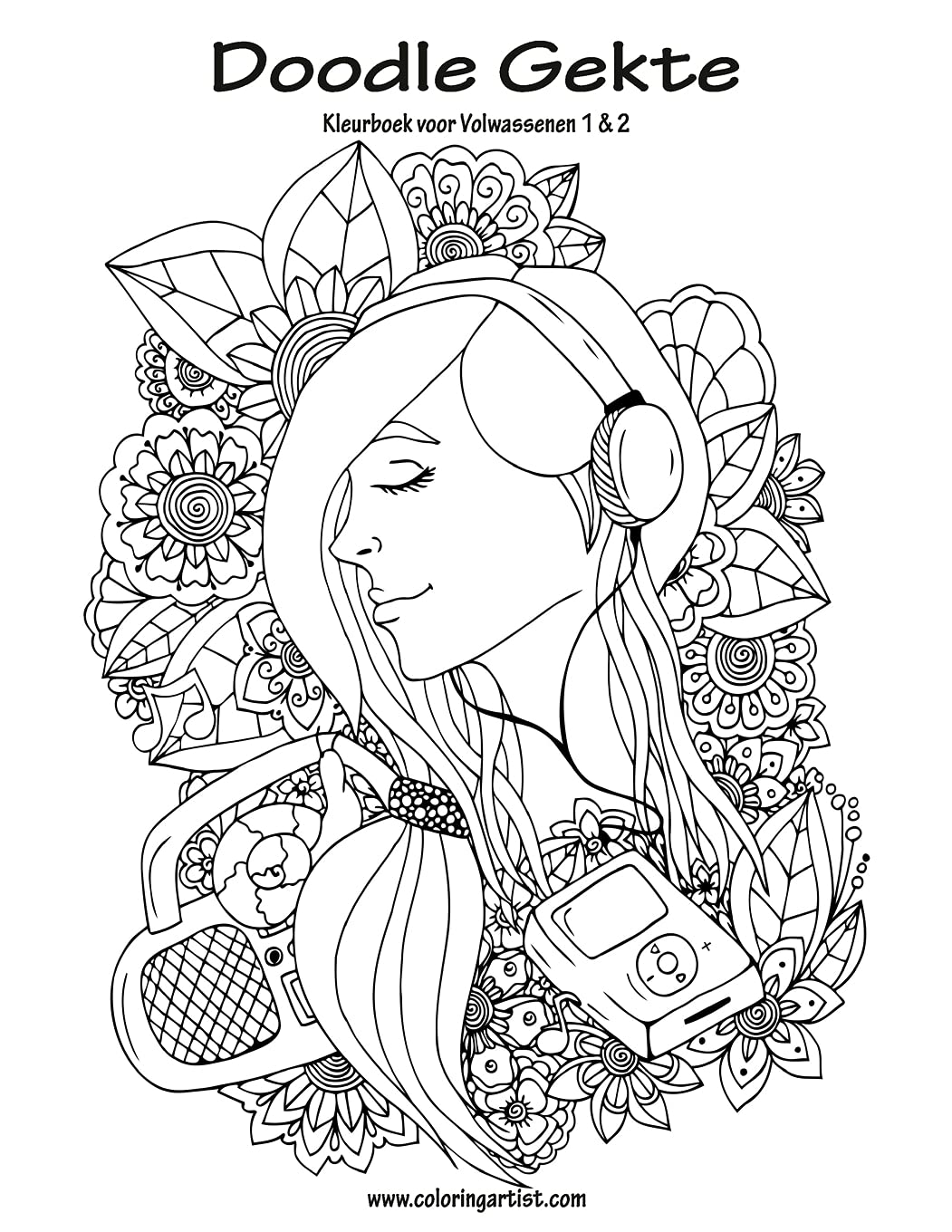 Doodle Gekte Kleurboek voor Volwassenen 1 & 2 Film, Art & Culture