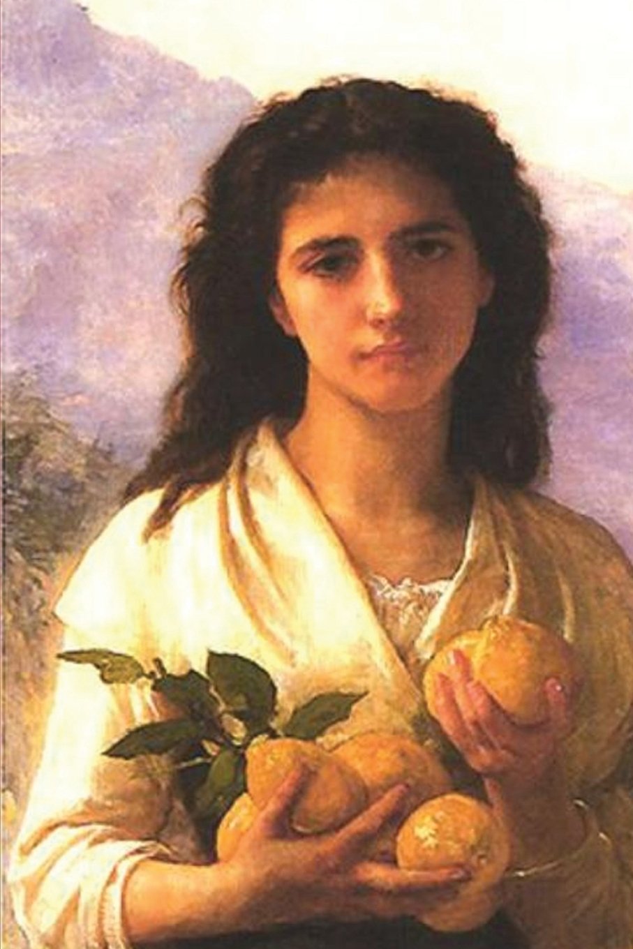 "Girl Holding Lemons" by William-Adolphe Bouguereau - 1899: Journal (Blank / Lin (Art of Life Journals) Self-help