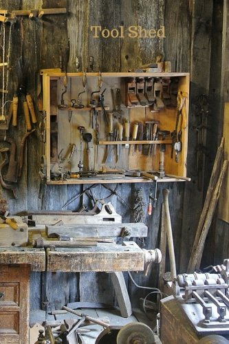 Tool Shed: A Journal for the Worker, filled with quotes and pictures Hobbies & Crafts