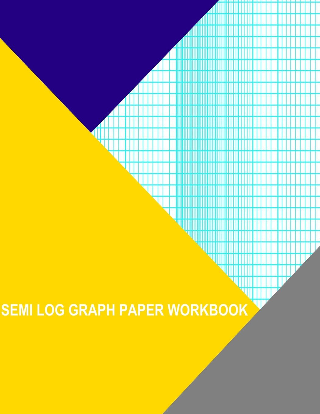 Semi Log Graph Paper Workbook: 36 Divisions (Long Axis) By 2 Cycles Mathematics