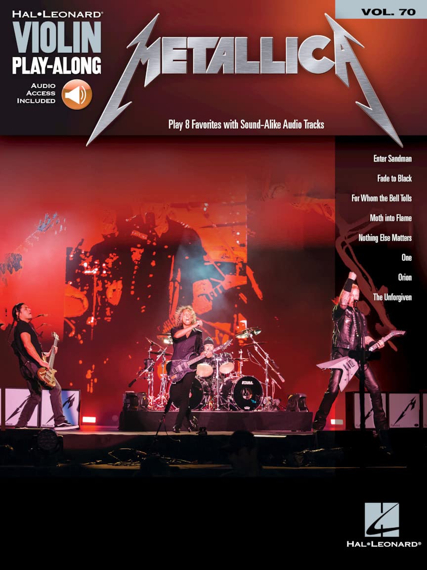 Metallica: Violin Play-Along Volume 70 (Hal Leonard Violin Play-along, Band 70) Sheet Music