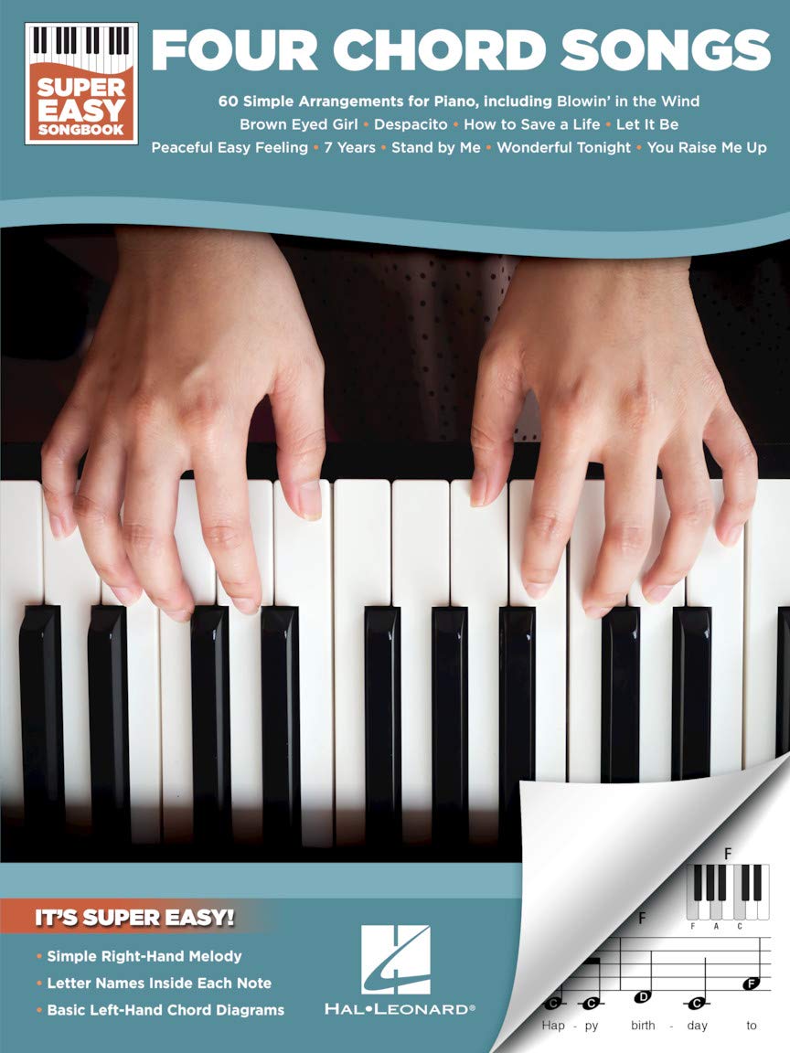 Four Chord Songs - Super Easy Songbook. Klavier Solo. Social Sciences