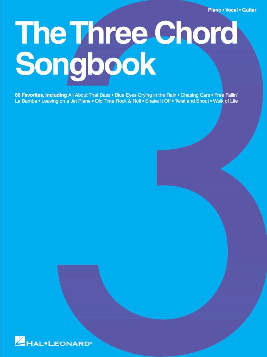 The Three Chord Songbook -For Piano, Voice & Guitar- (Book): Songbook für Klavier, Gesang, Gitarre Sheet Music
