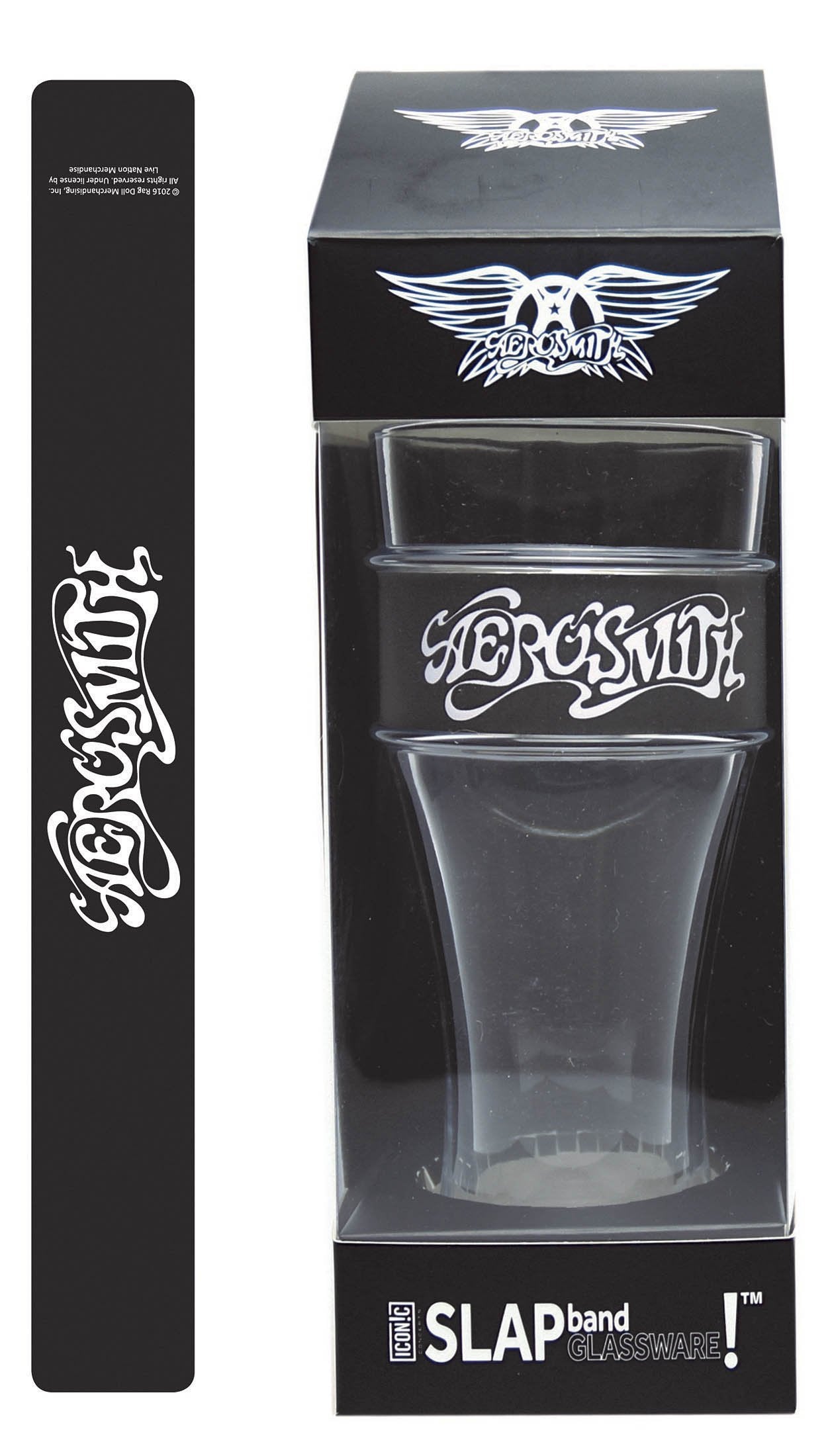 Aerosmith Slap Band Single Pint Glassware: White Band/Black Logo book