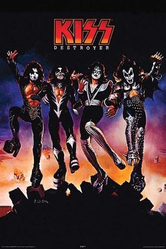 Kiss - Destroyer - Wall Poster: 24 Inches X 36 Inches Books