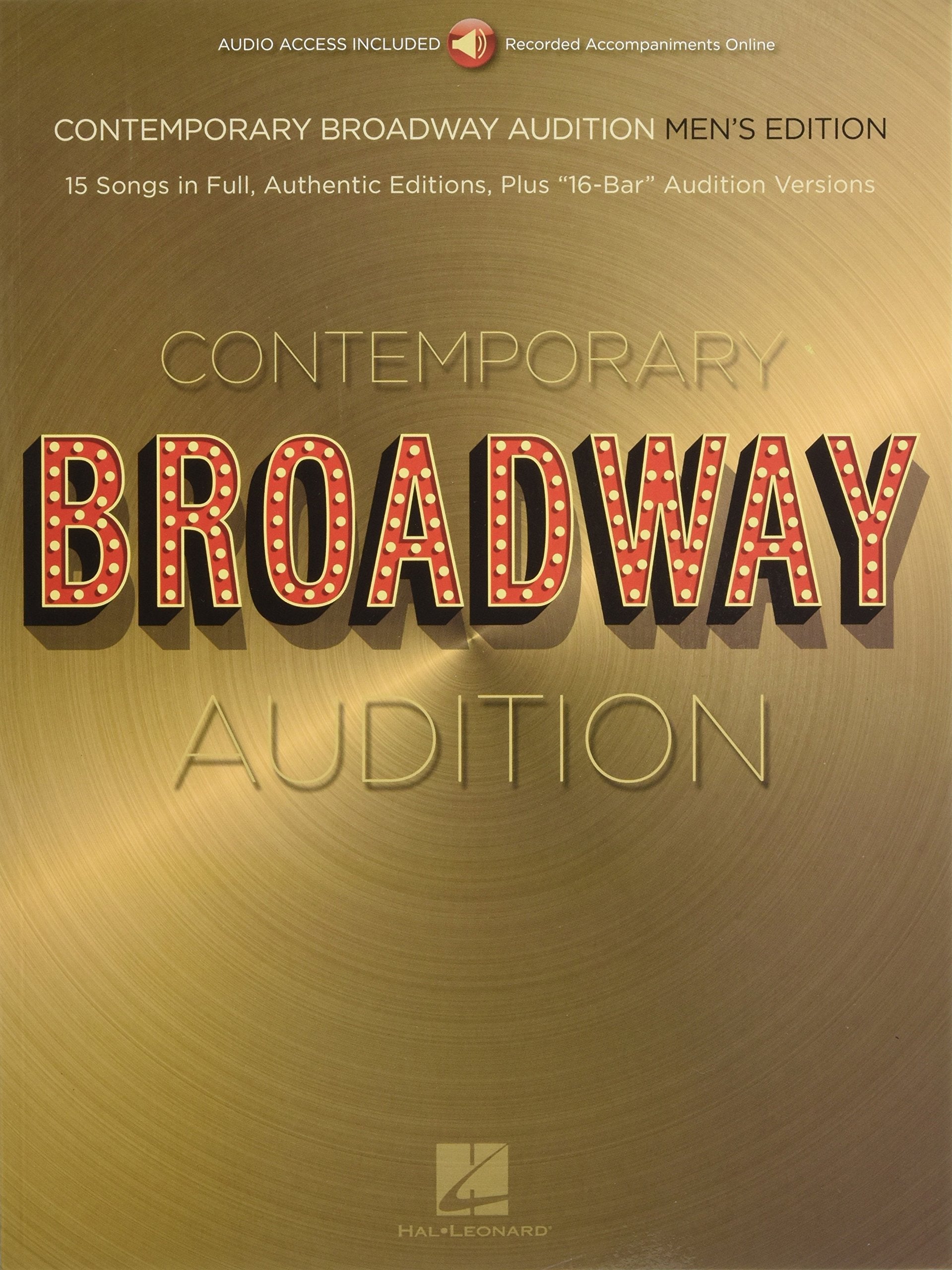 Contemporary Broadway Audition: Men's Edition - Book/Online Audio: Full Song + 16-Bar Version, Media & Communication