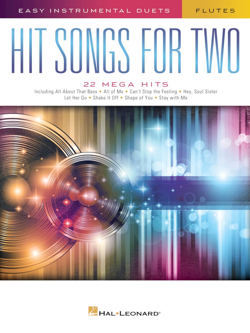 Hit Songs For Two Flutes -For Two Flutes- (Book): Noten für Flöte (Easy Instrumental Duets) Sheet Music