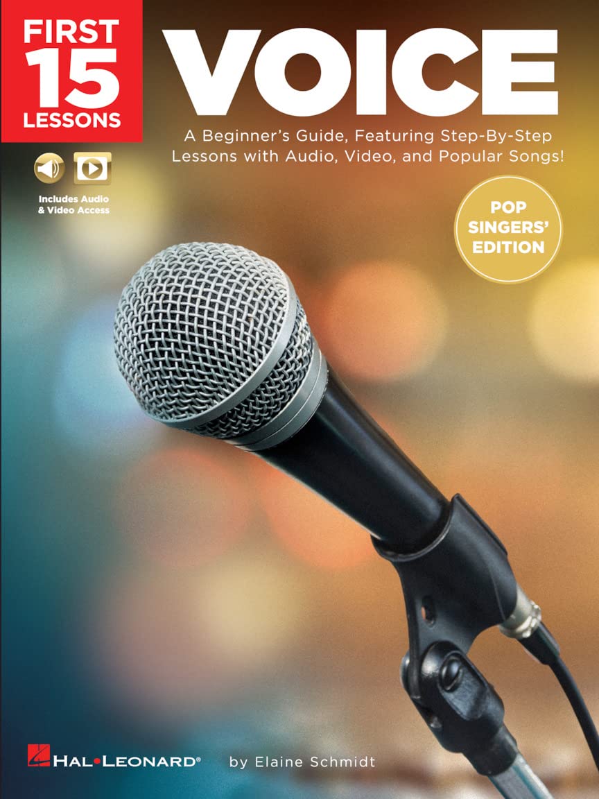 First 15 lessons - voice pop singers' edition +enregistrements online book