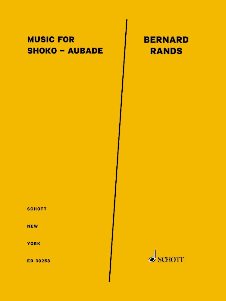 Music for Shoko - Aubade: for english horn and string quartet. englisch Horn und Streichquartett. Partitur und Stimmen. Arts & Music