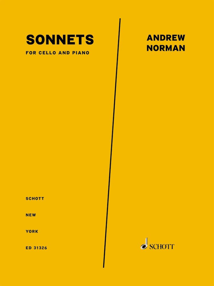 Sonnets: for cello and piano. Violoncello und Klavier. Arts & Music
