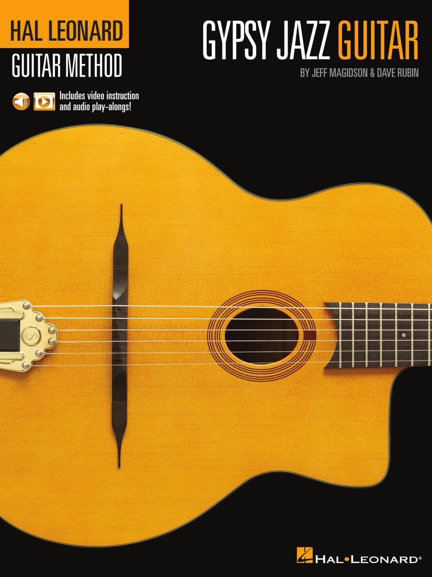 Hal Leonard Gypsy Jazz Guitar Method by Jeff Magidson & Dave Rubin: Includes Video Instruction and Audio Play-Alongs! Arts & Music