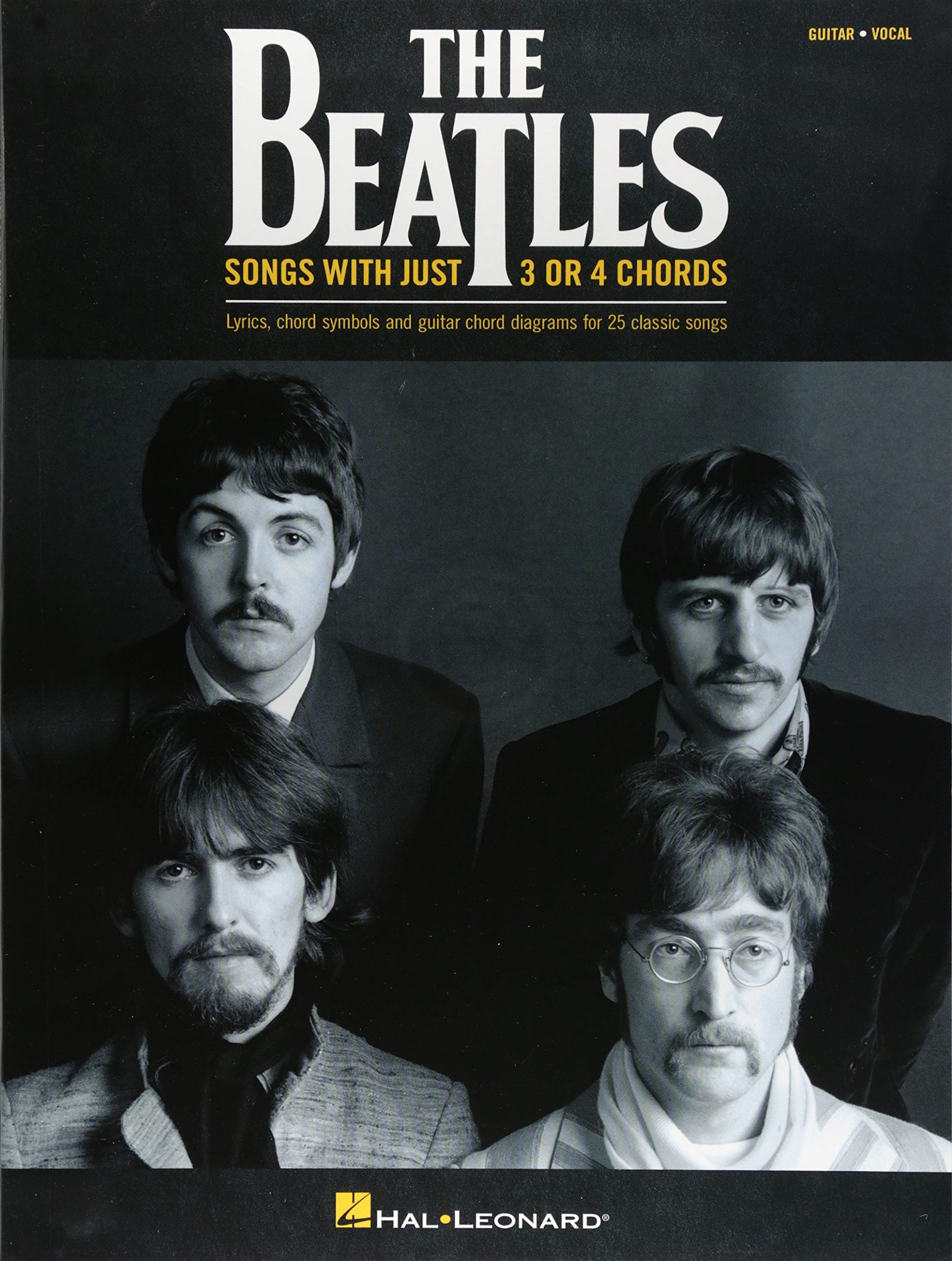 The Beatles: Songs With Just 3 Or 4 Chords: Songbook für Gesang, Gitarre Sheet Music