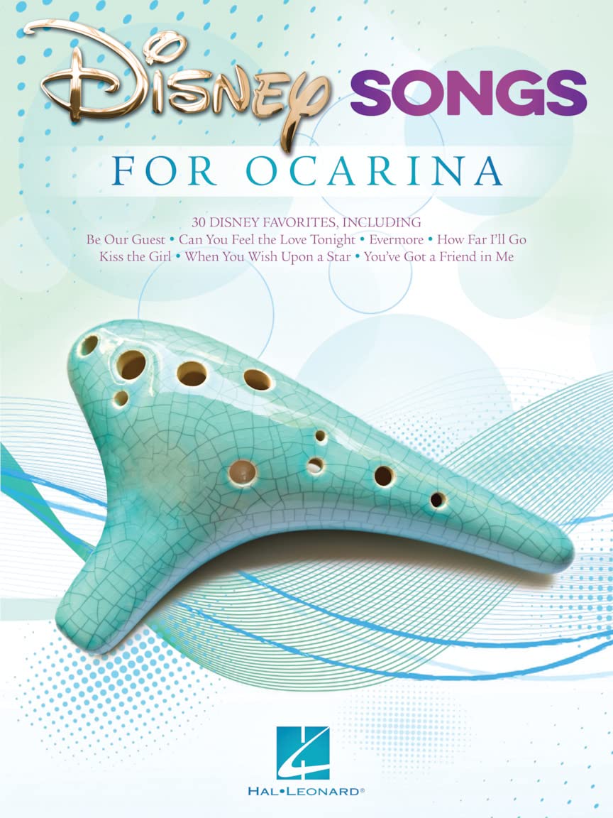 Disney Songs for Ocarina | Okarina Noten für Anfänger Kinder | 30 Disney Favoriten für 10 11 12 Loch Okarina | Musikbuch für Unterricht Zuhause Üben ... Klassiker: Noten, Sammelband für Okarina Sheet Music