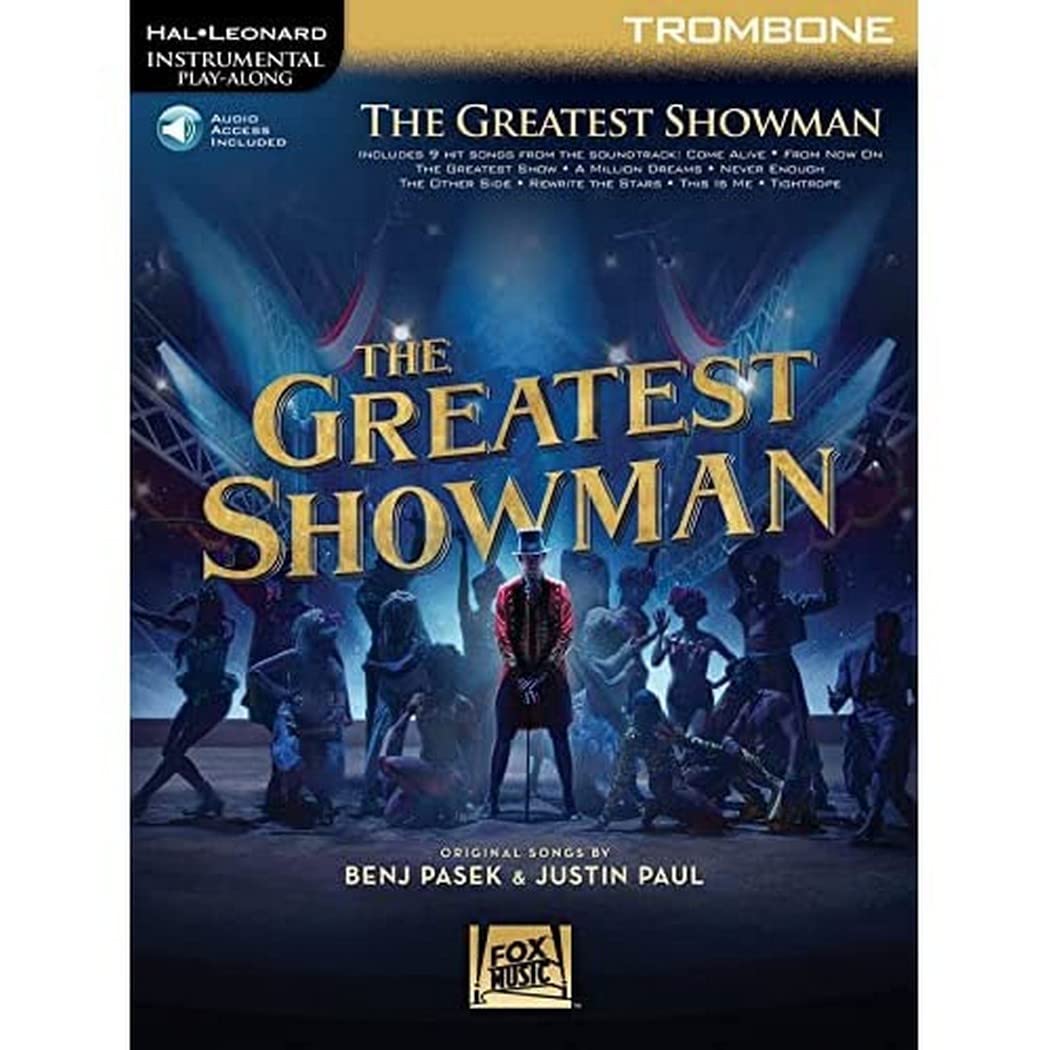 The Greatest Showman: Instrumental Play-Along Series for Trombone (Hal Leonard Instrumental Play-Along): Instrumental Play-Along Series for Trombone. With Audio-Online Sheet Music
